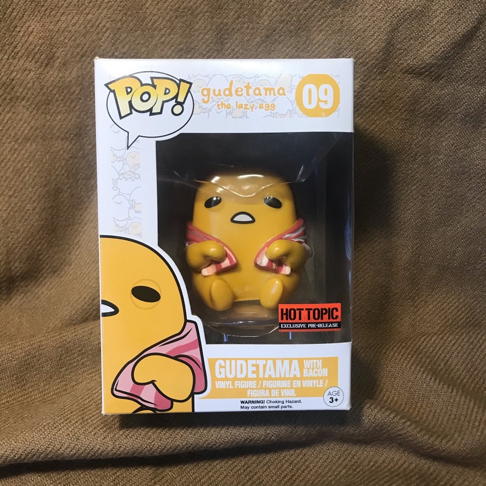 NEW Funko POP 09 Gudetama with Bacon The Lazy Egg
